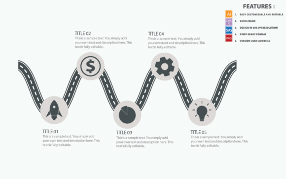 Curve Road Infographic Template: A Versatile Tool for Modern Visual Communication