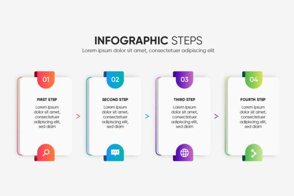 Enhance Your Visuals with Gradient Step Infographic