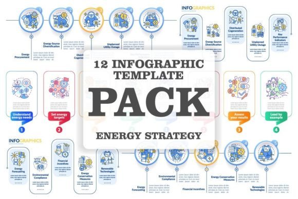 Enhancing Your Energy Strategy with Infographic Template Set