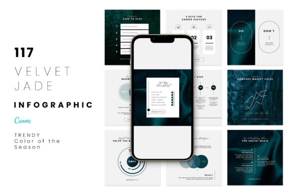 Instagram INFOGRAPHIC Velvet: Elevate Your Brand with Aesthetic and Customizable Designs