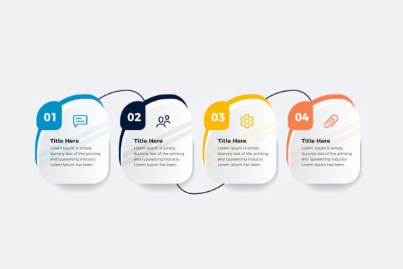 Mastering Four Steps Infographic Design
