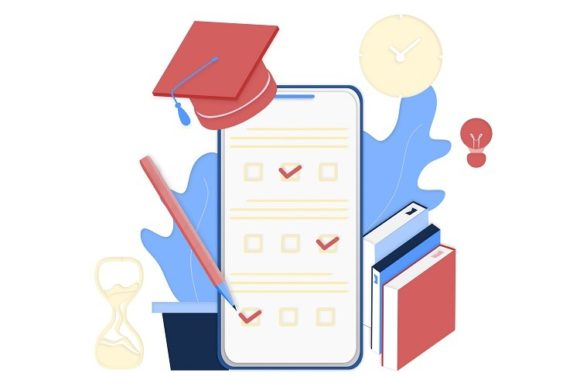 Revolutionizing Assessments: The Landing Page Template of Online Exam and Mobile App Integration