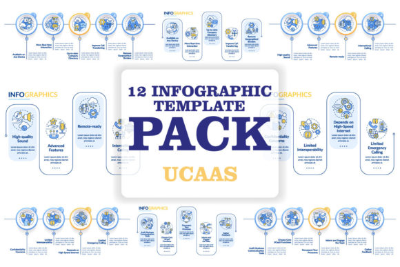 UCaaS Functions Infographic Template Set: A Visual Guide to Unified Communications